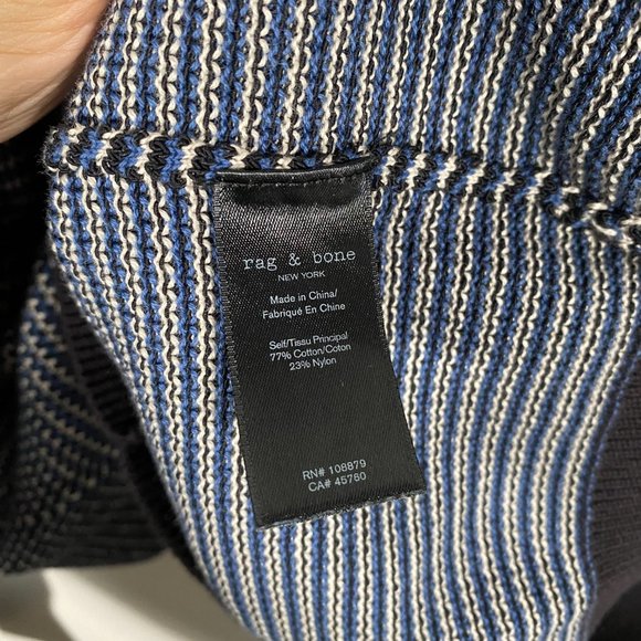 Rag & Bone Cotton Nylon V-Neck Sweater - Picture 3 of 4